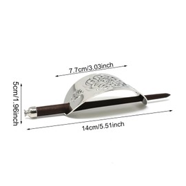 yueton 1PCS Ancient Hairpin Step Shake Chinese Style Hairstyle Chopsticks Classical Fork Wooden Hairpins Sticks for Women Classical Curly Hair Headwear