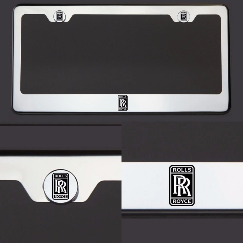 KA T304 Stainless Steel 8K Rolls Royce Logo Black Laser