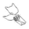 100pcs Cat Binder Clips Cute Cartoon Strong Clamping Force Metal