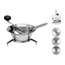 Home Trio Food Strainer with 3 Slices, Edelblatt, 20 cm