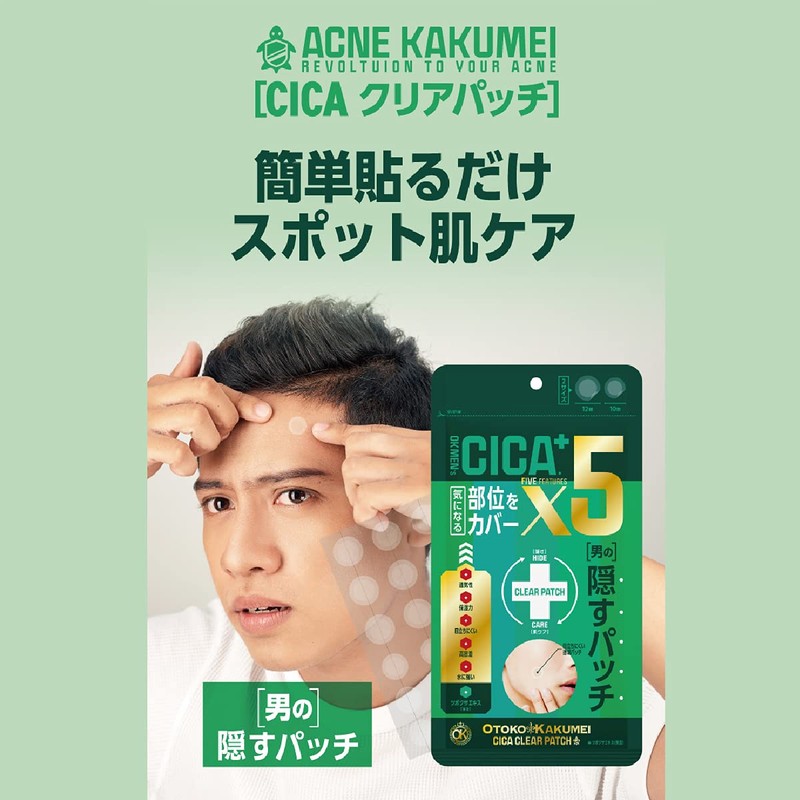 OTOKO KAKUMEI CICA Clear Patch, 36 Sheets