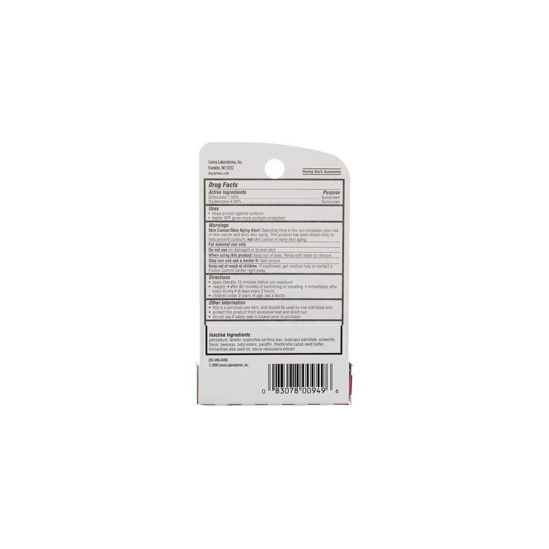 Carmex Bálsamo Labial Stick Cherry Spf#15, 0.15 Oz