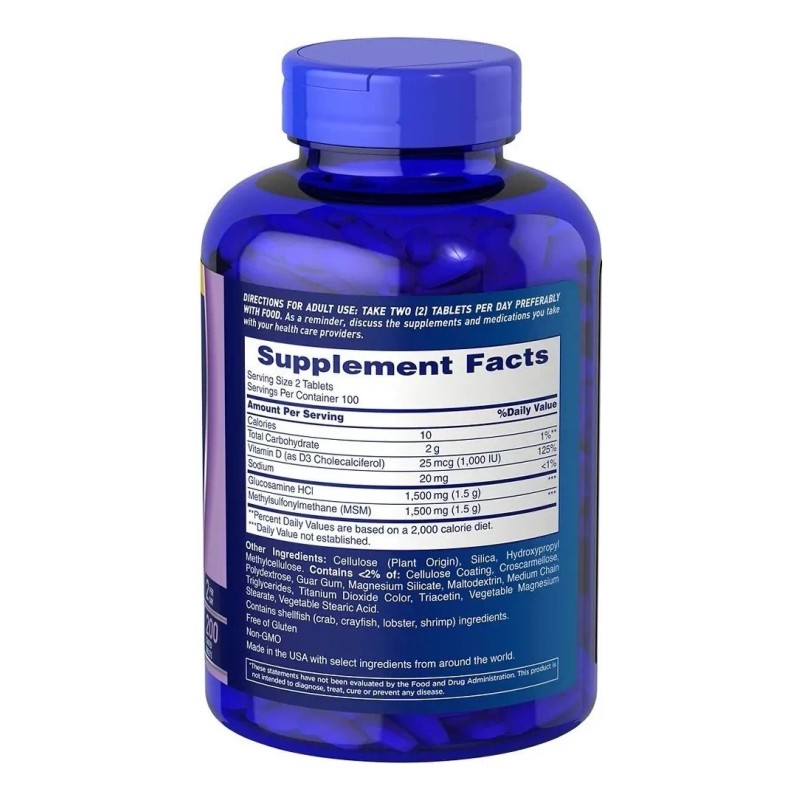 Osteo Bi-flex Americano (200) Glucosamina Con Msm + D3 Sabor