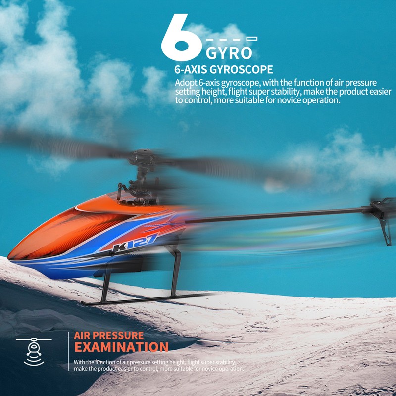 WLtoys XKS K127 RC Helicopter Remote Control Helicopter for Beginners