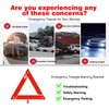 MaNeaz Warning Triangle Car Warning Triangle Car Packaged Foldable Car