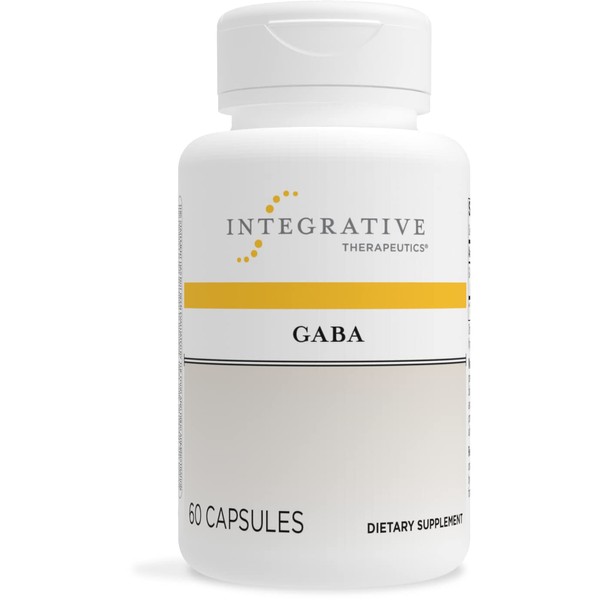 Integrative Therapeutics GABA - Supplement That Supports Brain Cell Function* - Amino Acid Supplement - Gluten Free - Dairy Free - Vegan - 750 mg - 60 Capsules