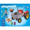 Playmobil 70495 Vegetable Grower with Harvesting Tractor