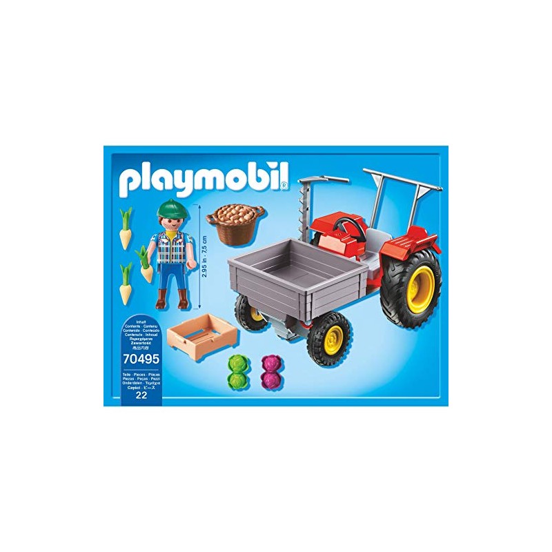 Playmobil 70495 Vegetable Grower with Harvesting Tractor