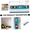SHOWERORO Mini Backlight Level Ruler Balance Ruler Bubble Level High
