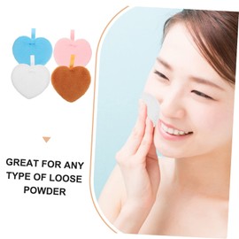 WOONEKY 4pcs Makeup Powder Puff Skin-friendly Breathable Loose Powder Sponges for Application for Everyday Use and Cosmetic Precision