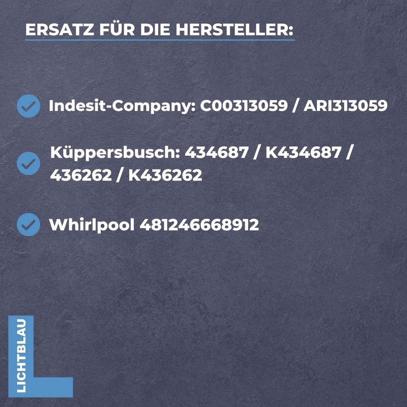 Light Blue Door Seal 2798 481246668912 Whirlpool Bauknecht