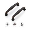 Ravinte 5 Pack Bronze Oil Rubbed Bronze Cabinet Pulls -