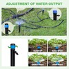 Drip Irrigation System, Push-to-Connect Adjustable Irrigation Set for Garden, Raised