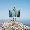 hotkoko Poncho Blanket Outdoor Wearable Camping Blanket Hoodie Waterproof