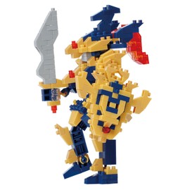 KAWADA nanoblock - Yu-Gi-Oh! Duel Monsters - Black Luster Soldier, Juego de construcción de la Serie Character Collection