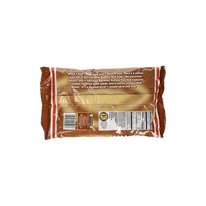 Tootsie POPS Limited Edition Caramel Lollipops 12.6 oz (Pack of