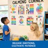 YUSPENYE 14pcs Calming Corner Posters, 11x14in SEL Classroom Decor