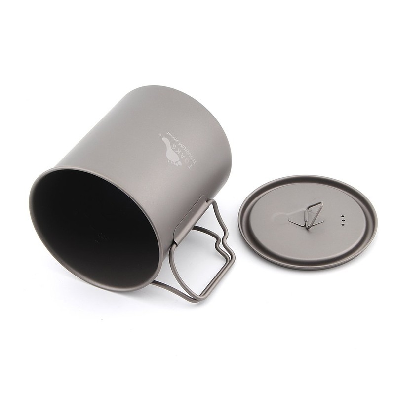 TOAKS Titanium Pot 750 ml and BRS 3000T Stove Camping