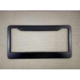 Special Edition Anodized Aluminum CAR License Plate Frame - Black