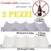 ZUYTOINS Fridge Bottle Holder with 4 Grooves Plastic Grey +
