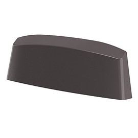 Pack of 10 Water Slot Caps Window Drainage 45 mm in Brown - RAL 8019 by MS Beschläge®