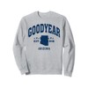 Retro Goodyear Arizona AZ Throwback Navy Athletic Sweatshirt