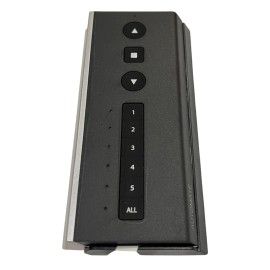 Rollease Push 5 Remote from Rollease Acmeda. #MT02-0101-050004 Black - Automate 5 Channel