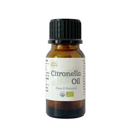 100% Organic Finest Citronella Oil | Organic Citronella Oil Java, Citronella, Cymbopogon Winterianus Jowitt, 100% Natural Essential Oils, No Pesticides, No Additives, Aroma, Essential Oils, Massage