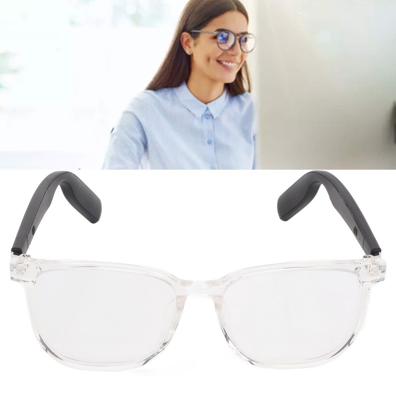 Smart Glasses Blue Light Blocking Hands Free Calling Magnetic Suction
