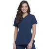 Cherokee Infinity CK865A Women's V-Neck Scrub Top, Navy, Small