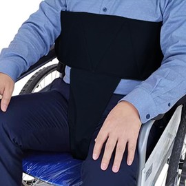 Wheelchair Seatbelt, Black Pregnancy Seat Belt Wheelchair Safety Belt Wheelchair Harness for Elderly, Pregnancy