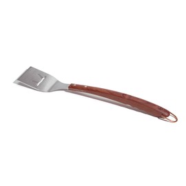 Outset Rosewood Collection Grill Spatula, Stainless Steel, 1.25 x 3.5 x 20.5 inches