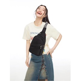 Crossbody Small Sling Bag for Women, Trendy Sling Backpack Cross Body Shoulder Chest for Travel Hiking Outdoor