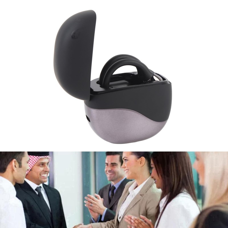 Zopsc Clip On Ear Headphones with Translating Device, Bluetooth Wireless