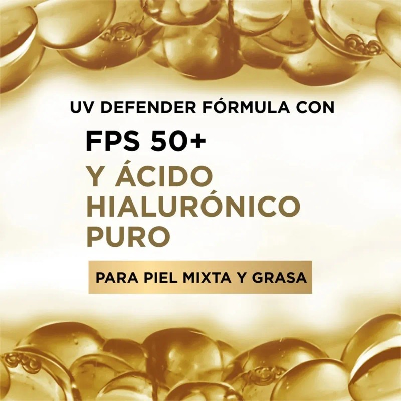 Crema Oréal París Defender Fluido Invisible Fps50 40ml