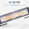 YnGia 2PCS COB LED Grille Light Daytime Running Light, Amber
