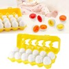 12pcs Kids Color Matching Egg Set Number Recognition Egg Pairing