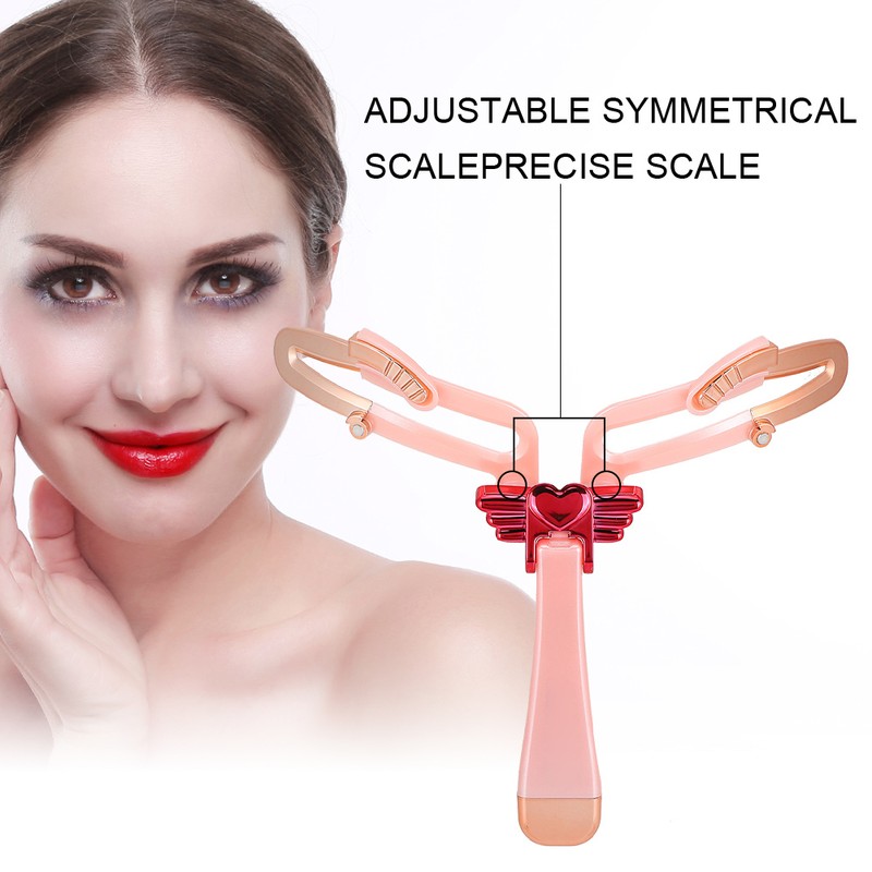 Adjustable Eyebrow Shaper Stencil Handheld Eyebrow Grooming Template Makeup Tool