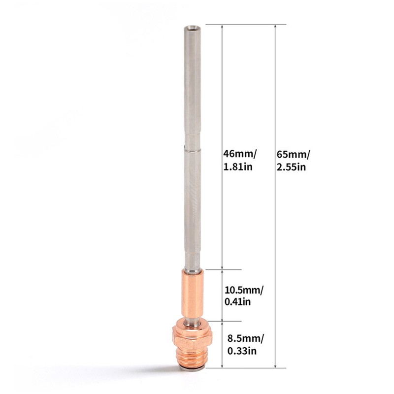 Split Throat Pipe for Prusa MK4 Copper Ti Alloy High
