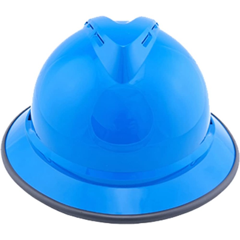 Vented Full Brim Hard Hats with Ratchet Suspensions and Safety