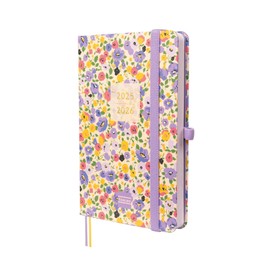 Finocam – Minimal 18-Month Planner 2025-2026 Horizontal Week View July 2025 – December 2026 (18 Months) Girl International