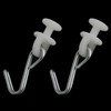 Curtain Carriers Glide ZZLZX 12 Sets Button Carrier Sliders with