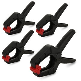 LDHHYH 4 Pack Spring Clamps, 8 Inch Clamps for Woodwork Plastic Heavy Duty Spring Clips, Large Spring Clips Clamps for Photo Studio Greenscreen Background Stand