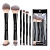 MAANGE Brochas para Maquillaje Profesional, 6 Piezas de Doble Punta