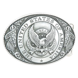 USA Great American Products Eagle U.S.A. Flags Belt Buckle