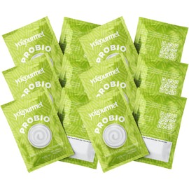 Yogourmet Yogurt Starter With Probiotics (12 Pack Bulk Version) - Make Yogurt at Home - Starter Culture - All Natural, Gluten Free, Kosher, Halal - 3 g Sachets