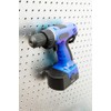 Menecor 5PCS Pegboard Drill Holder with Double Hooks and Accessories