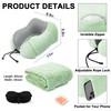 urnexttour Travel Pillow and Blanket Set Neck Pillows Soft Blankets