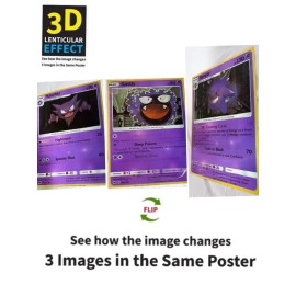 Unbranded Pokémon-Gastly - Unframed