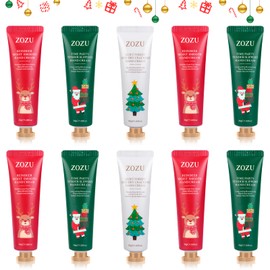 Hand Cream Gift Set Small Christmas Greeting 10 Set Advent Calendar 2024 Perfumed Moisturising for Dry Cracked Hands Feet Moisturising Cream Christmas Gifts Women